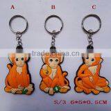 Fashion Low Price New Rubber Monkey Keychain for Russia New Year thumbnail-6