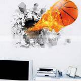 Creative Self Adhesive 3D Basketball Wall Paper for Kids' Room thumbnail-6