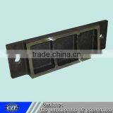 Carbon Steel Baffle Train Accessories Silicate Sand Machining Process