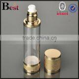 15ml China Promotion High Quality Luxury Cosmetic Airless Bottle Gold Pump Bottle Cosmetic Perdonal Care Lotion Serum thumbnail-4