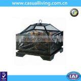 Wood Burning Fire Pit Extra Deep Outdoor Fireplace Patio Heater thumbnail-1