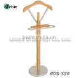 Hotel Furniture Metal Free Standing Wooden Coat Rack