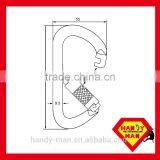 Steel D Certified CE EN362 Standard Safety Triple Lock Rescue Hook thumbnail-2