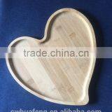 Heart Shape Bamboo Plate/case