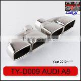 Stainless Muffler Tip in Exhaust Pipe for Audi A8 thumbnail-2
