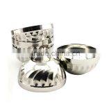 Top Quality Round Stainless Steel Salad Bowl Set thumbnail-4