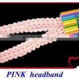 Pink Headband Skinny Baby Elastic Headband thumbnail-1
