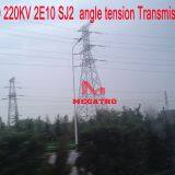 MEGATRO 220KV 2E10 SJ2 Angle Tension Transmission Tower thumbnail-1