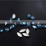China Factory Price Horse Eye Rhinestone Pointback Glass Crystal Stone for Wedding Dress thumbnail-2
