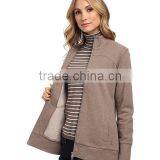 Womens Wholesale Knitted Fleece Jacket Coat for Adults Made in China thumbnail-5