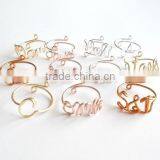 Custom Name Ring - Personalized Name Ring - Baby Name - New Mom Ring - Bridesmaid Jewelry - Meaningful Christmas Gifts thumbnail-4