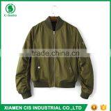 New Style Custom Logo Multicolor 100% Polyester Ladies Sublimated Bomber Jacket thumbnail-4