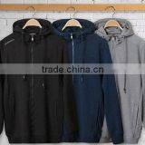 New Product China Wholesale Good Sale Plain Custom Zipper Pocket Hoody thumbnail-1