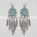Zm53242a 2017 New Arrival Bohemian Ethnic Feather Earrings thumbnail-2