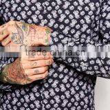 Shirt With Roses Print in Skinny Fit thumbnail-3