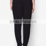 2017 Wholesale High Quality Custom Solid Plain Gym Spotrs Women Pants OEM Service thumbnail-3