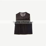 2017 OEM Summer Nifty Asymmetric Frilled Round Neck Women Sarafan thumbnail-6