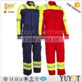 Nomex and FR Viscose Blended Fabric Permanent Flame Retardant Coverall With 3M Reflective Tape thumbnail-1