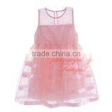 Fashion Summer Pink Girl Dresses With Lace Girls Princess Dresses Sleeveless Infant Clothes GD50112-8 thumbnail-1