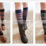 2014 Fashion Accessories Snowflake Christmas Knit Leg Warmers thumbnail-3