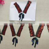 Sequin Patch Sequin Net Embroidery Fabric Sequin Embroidery Fabric thumbnail-4