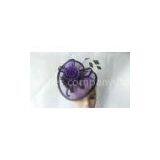 Party Fashion Feathers Trimming Ladies' Fascinators With Sinamay Roses,1.2cm Headband thumbnail-1