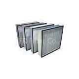 Galvanized Steel Frame Food Industry HS Deep-pleat Separator HEPA Filter for Cleaning Room thumbnail-1
