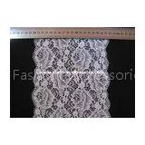 Polyester Cord Stretchy Lace Fabric Comfortable For Lingerie Trimmings