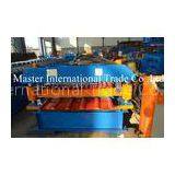 Double Deck Roofing Sheet Roll Forming Machine G300 With Double Chains Drive