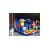 Nice Cartoon Waterproof Inflatable Slide Rental 0.55mm Pvc for Kids thumbnail-1