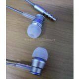 2017 Best Sellers Metal Earphone Mobile-phone Headphone In-ear Earphone Fashion Grey Headphone thumbnail-1