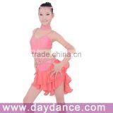 Teen Girls Multi-Straps Latin Dance Wear Kids Ballroom Latin Competition Dress thumbnail-1