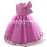 Lastest 1 Year Old Girls Birthday Dress Bow Tie Design Tulle Girls Party Dresses thumbnail-1