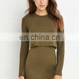 Cheap Price Women Long Sleeve Sexy Tight Mini Layered Dress thumbnail-2