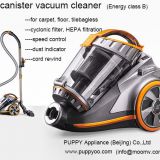 Puppyoo Powerful Cylinder Vacuum Cleaner Bagless Cyclonic Home Appliance 800W