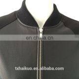 Womens Sheep Leather Punching Jacket With Pontie Sleeve thumbnail-2