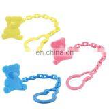 Cute Bear Shape Silicone Baby Teether Baby Pacifier Clip NursIng Toys thumbnail-1