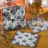 Damask Design Coaster Sets