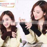 Wholesale Autumn and Winter Half Acrylic Gloves Hook Flower Type Knitting Women Warm Gloves thumbnail-6