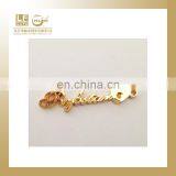 Zina Alloy Rectangle Golden Fancy Garment Accessories