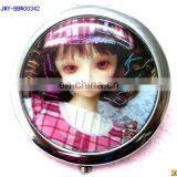 Cute Barbie Doll Fashion Promotional Matel Pocket Mirror thumbnail-4