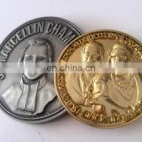 3D relief zinc cast commemorative coins as the souvenir of an event or individual
