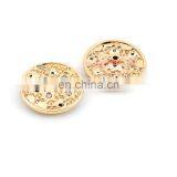 China Supplier Round Metal Gold Decorative Snap Button Cover thumbnail-1