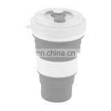Portable Simple Silicone Retractable Folding Cup With Candy Color for Coffee thumbnail-6