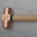 Non Sparking Tools Sledge Copper Hammer Wood Handel thumbnail-2