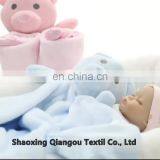 Plush Gift Bear Head Coral Fleece Baby Soothe Blanket For Newborn thumbnail-1