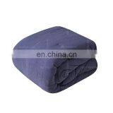 Modern Knitted 3pcs Polyester Quilt Bed King Queen Size Channel Comforter Set thumbnail-5