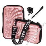 Multifunction Mini Storage Bag ABS PC Hard Shell Cosmetic Case Women Make Up Luggage Case thumbnail-4