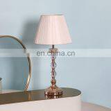 Elegant Crystal Decorative Design Modern Bedroom Metal Night Lamp for Bedside thumbnail-2