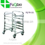 Factory supply stainless steel bakery bread cooling tray trolley cart